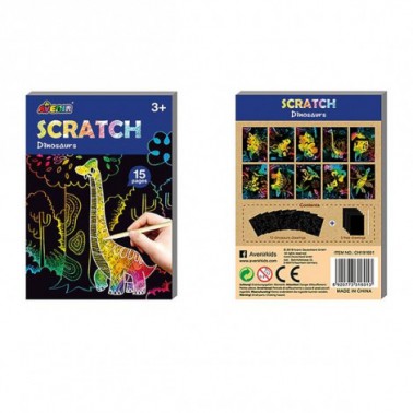 Dinosaur" scratch card
