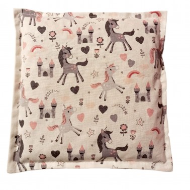 Unicorns" cushion/dry blanket