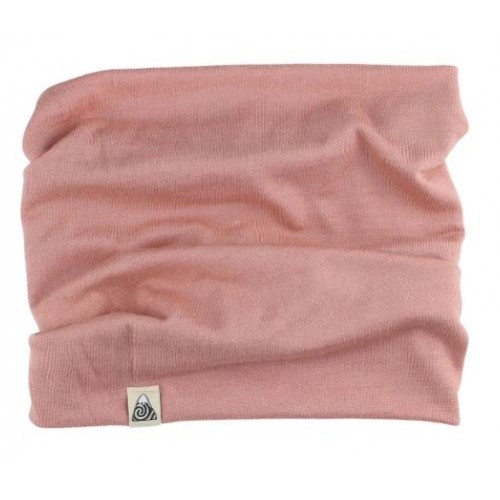 Snood mérinos rose